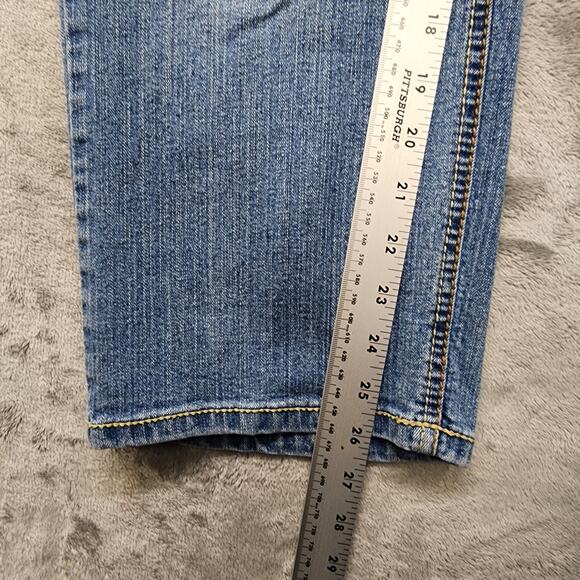 Route 66 Jeans Womens 15/16 Blue Mid Rise Classic Fit Skinny Leg Stretch Denim - Picture 10 of 14
